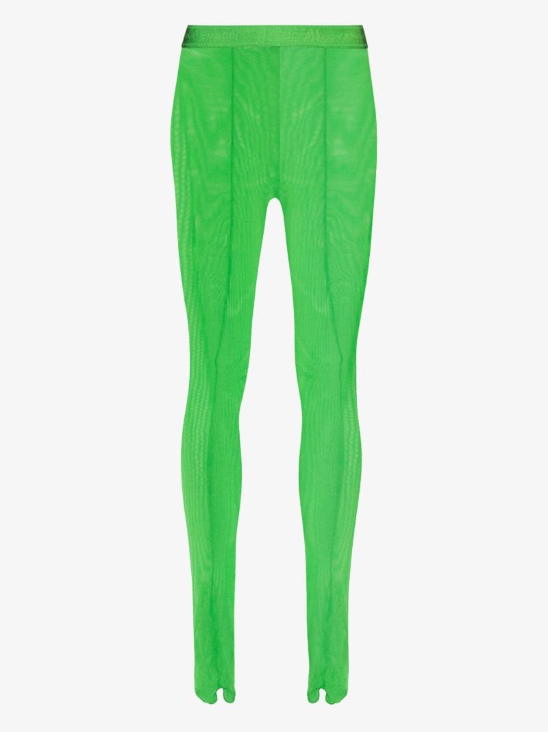 X Amina Muaddi Thong Tights