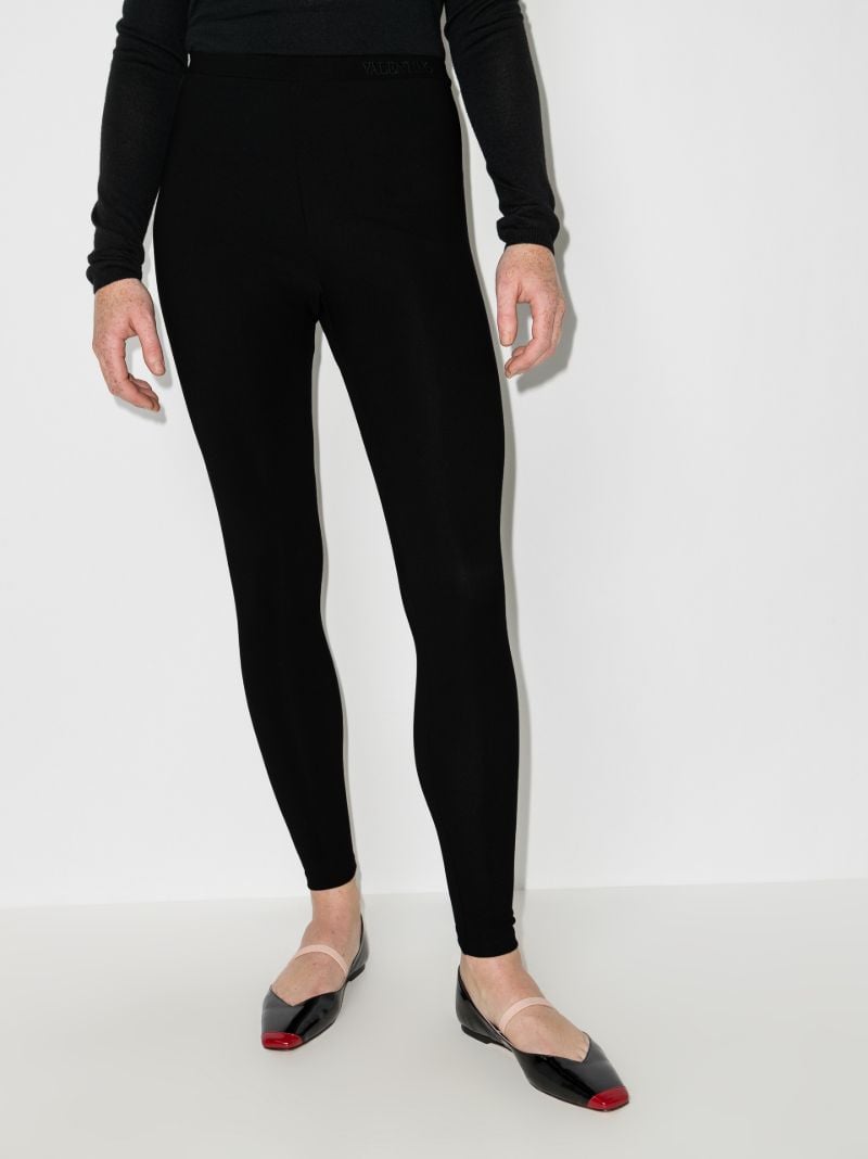 Logo Waist Leggings