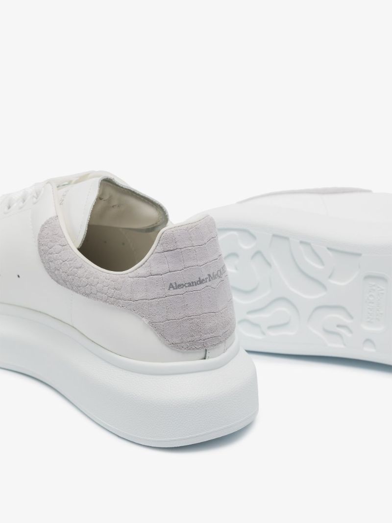White and Grey Oversized Sneakers