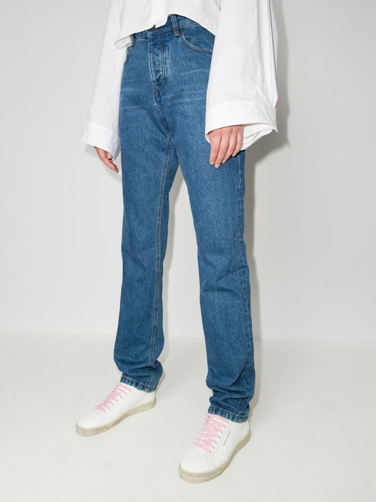 White and Pink Andy Low Top Sneakers