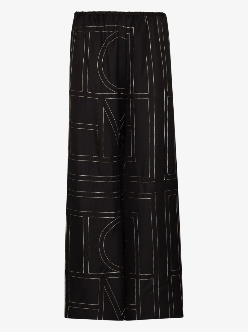 Monogram Silk Pyjama Bottoms