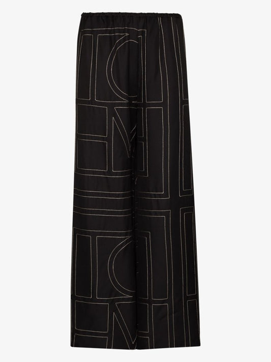 Monogram Silk Pyjama Bottoms