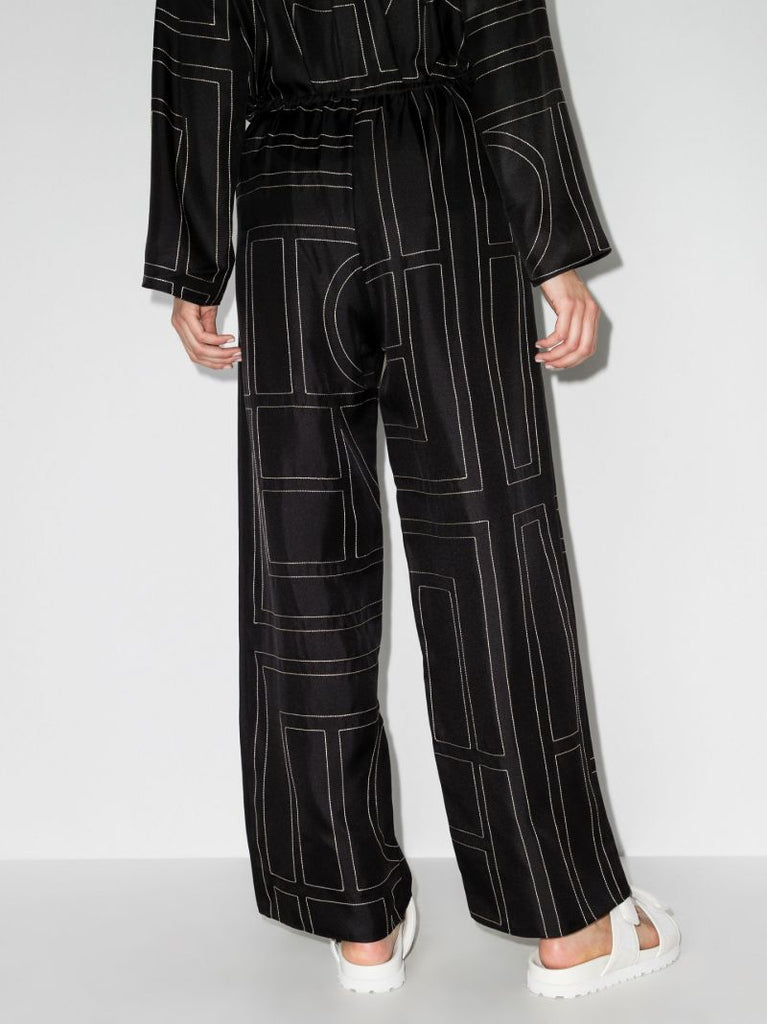 Monogram Silk Pyjama Bottoms