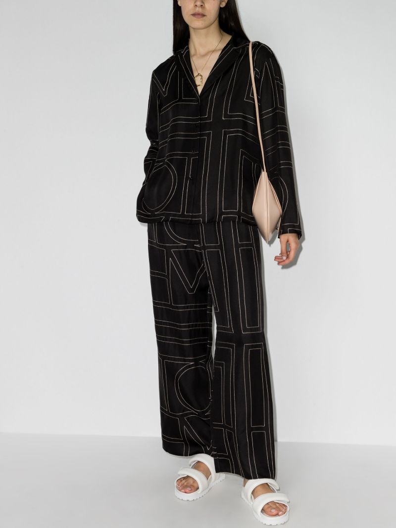 Monogram Silk Pyjama Bottoms