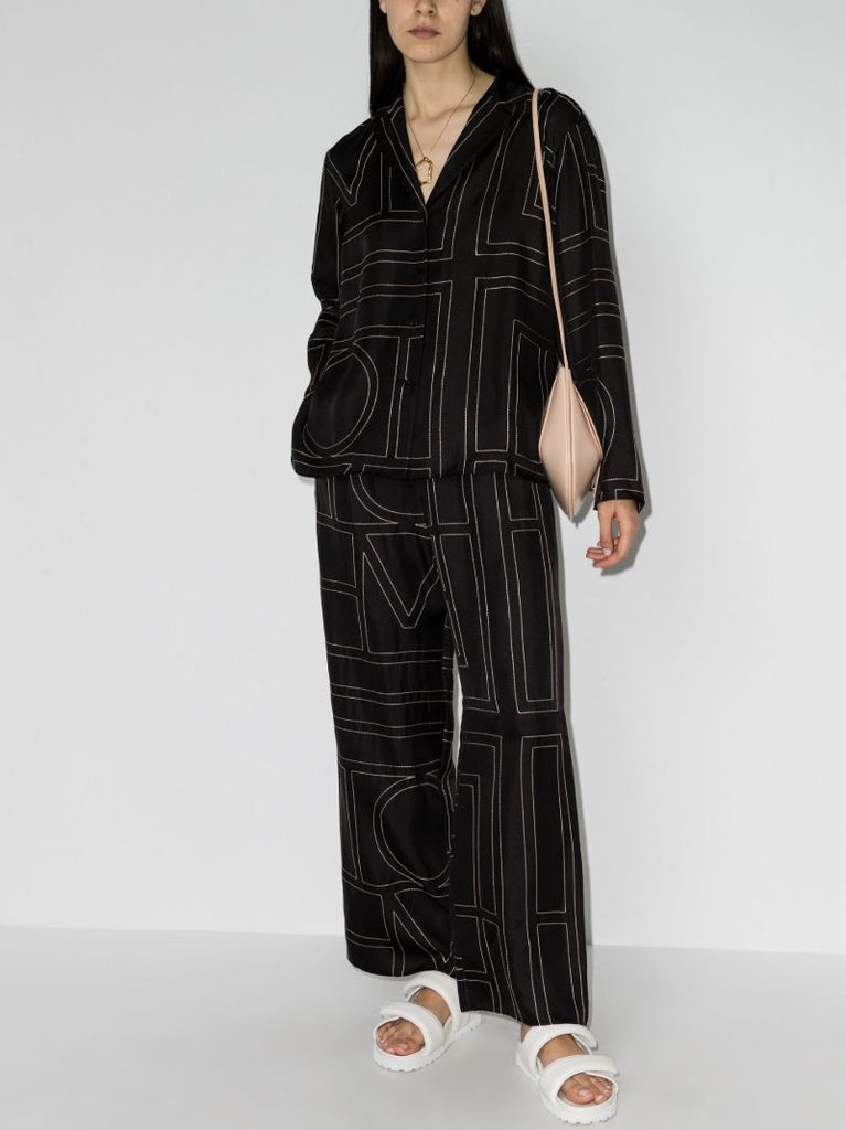 Monogram Silk Pyjama Bottoms