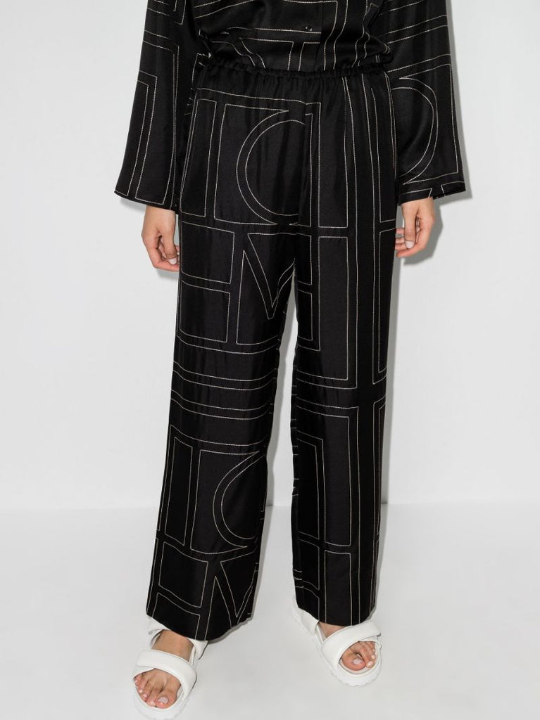 Monogram Silk Pyjama Bottoms