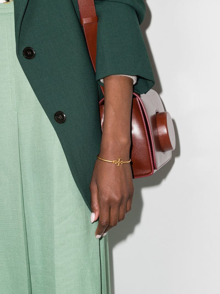 Gold Tone Kira Hinged Cuff