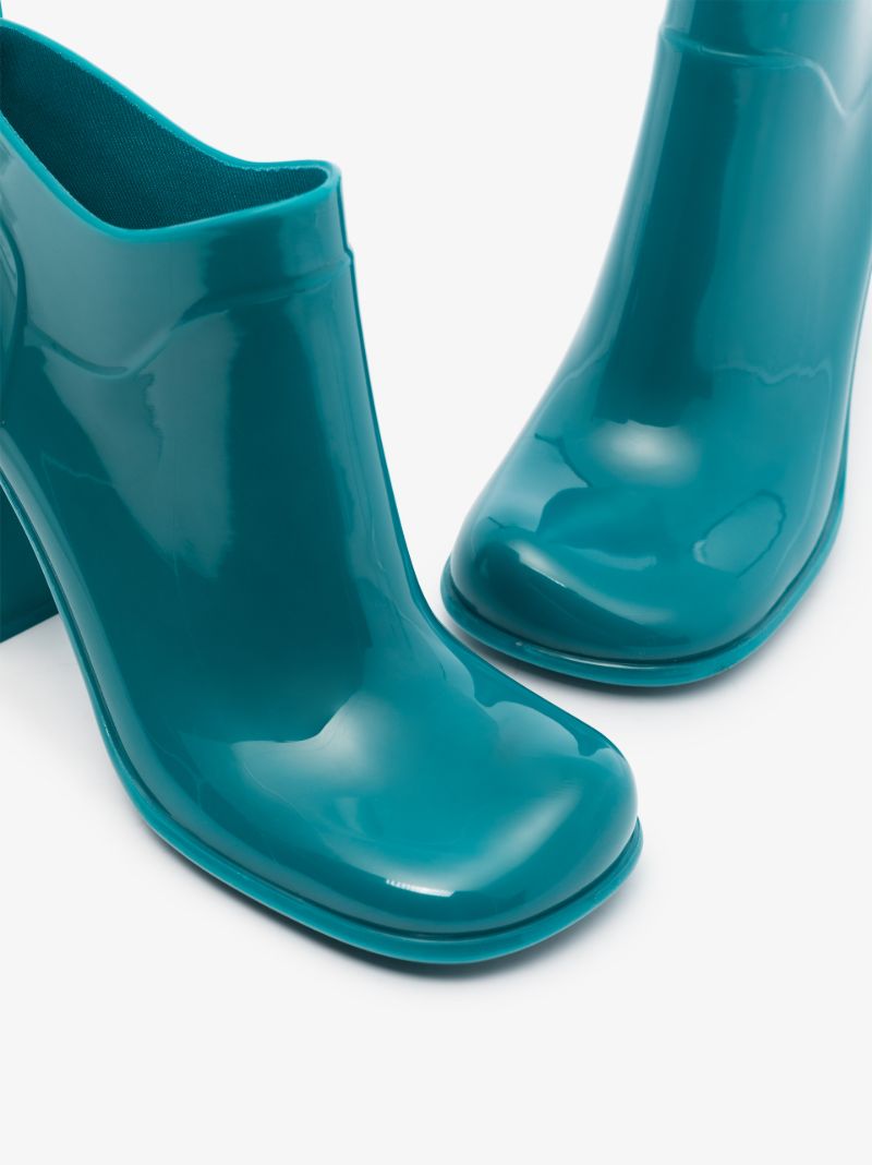 Blue Shine 90 Rubber Ankle Boots