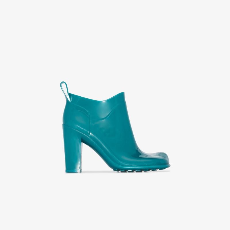 Blue Shine 90 Rubber Ankle Boots