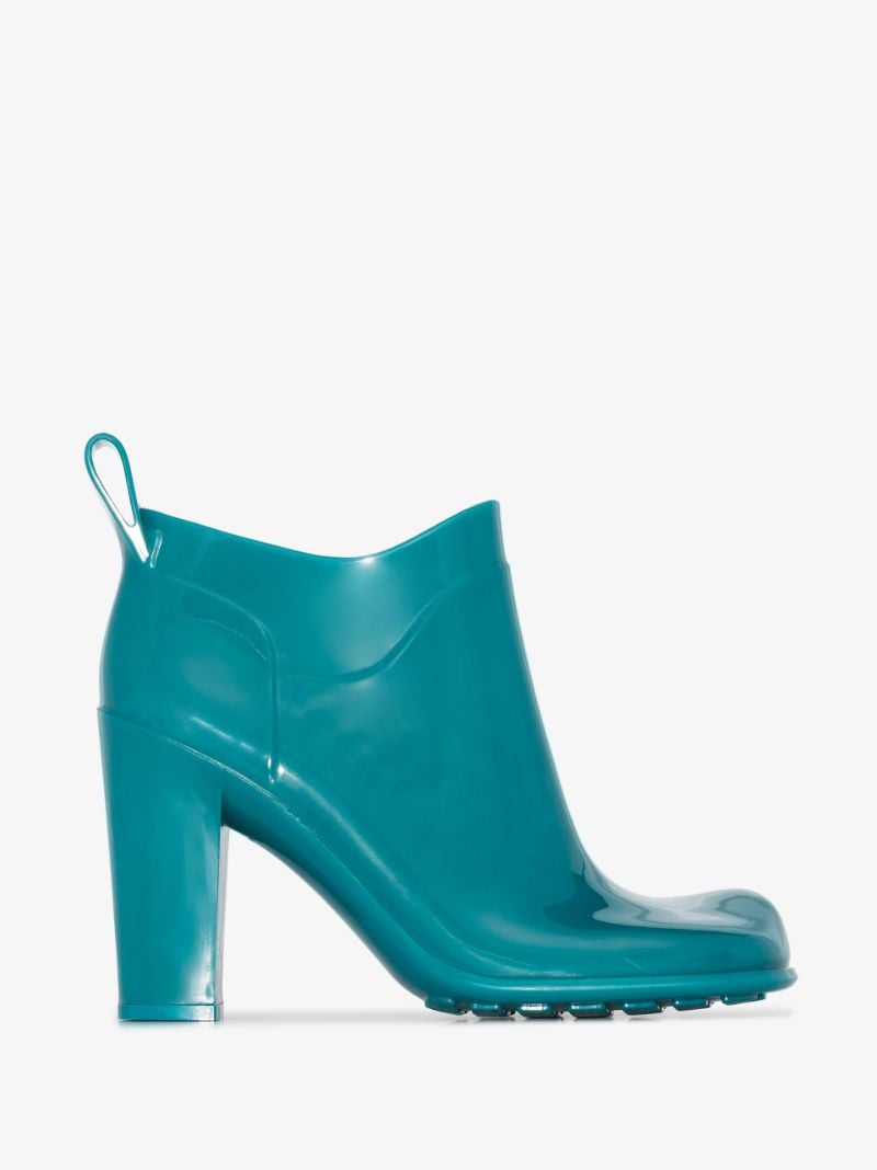 Blue Shine 90 Rubber Ankle Boots