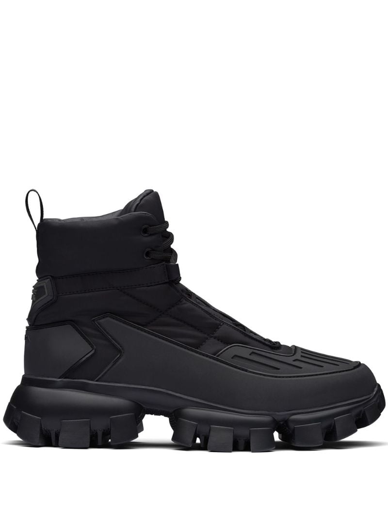 Black Re-nylon Cloudbust Thunder High Top Sneakers