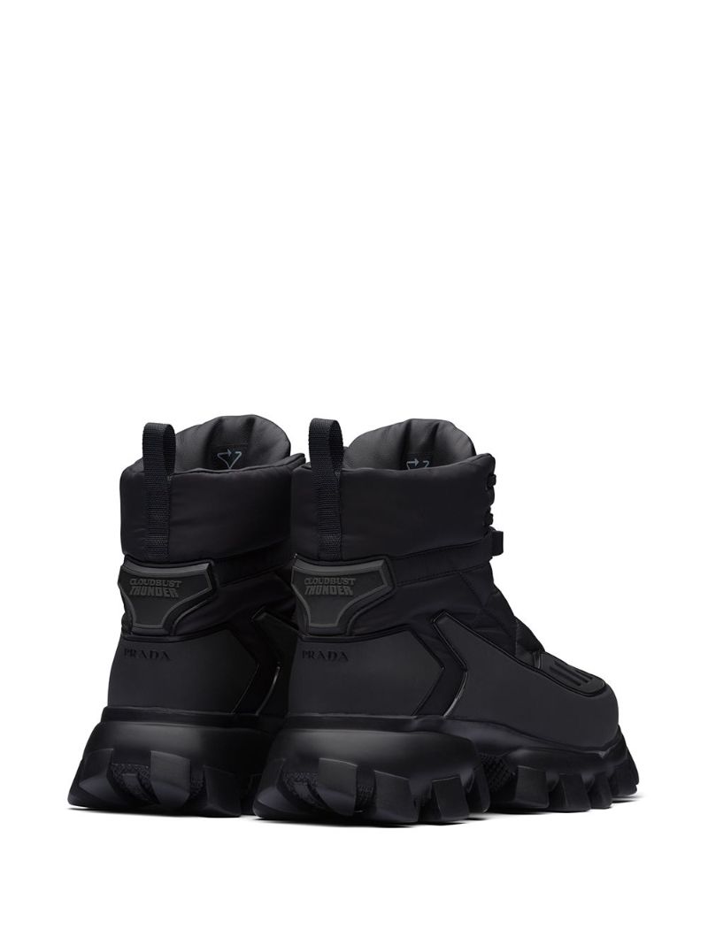 Black Re-nylon Cloudbust Thunder High Top Sneakers