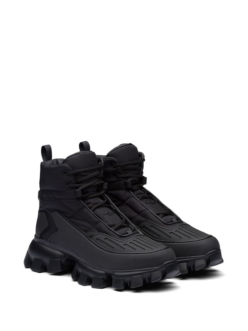 Black Re-nylon Cloudbust Thunder High Top Sneakers