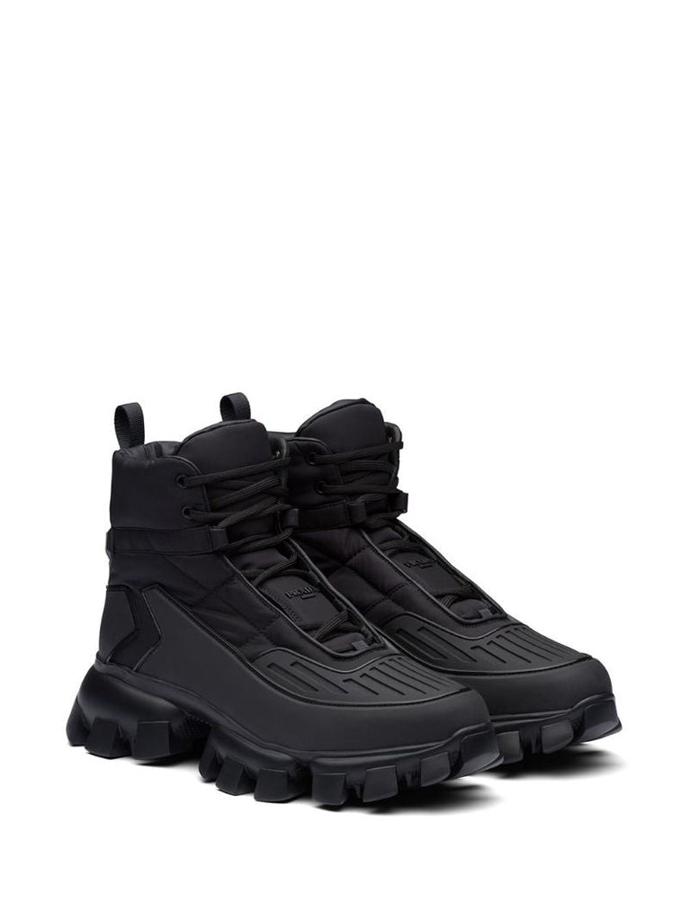 Black Re-nylon Cloudbust Thunder High Top Sneakers