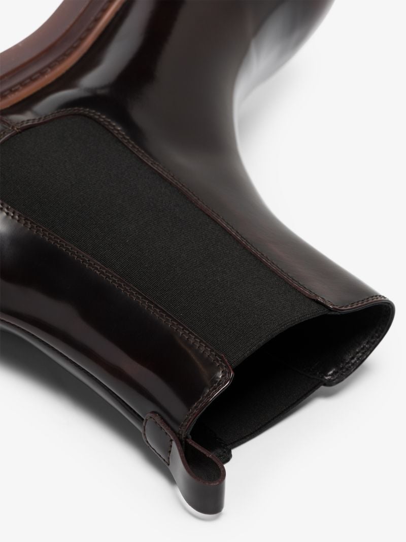 Brown Leather Chelsea Boots