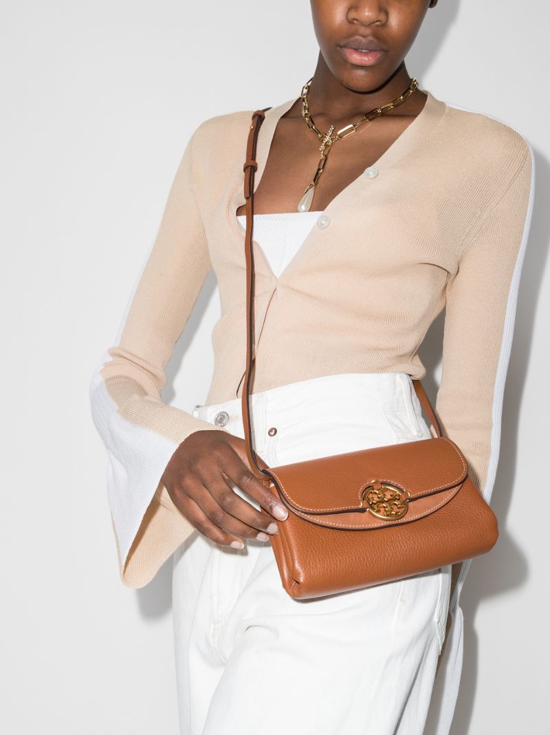Brown Miller Leather Cross Body Bag
