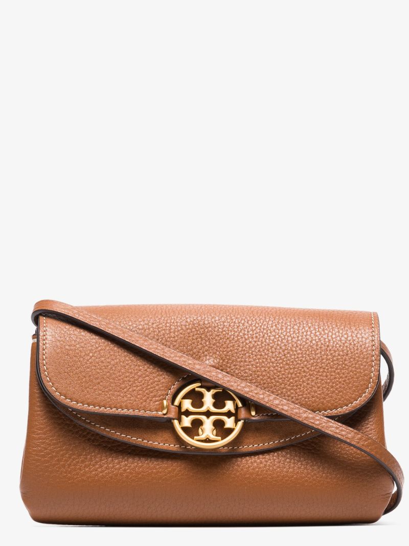 Brown Miller Leather Cross Body Bag