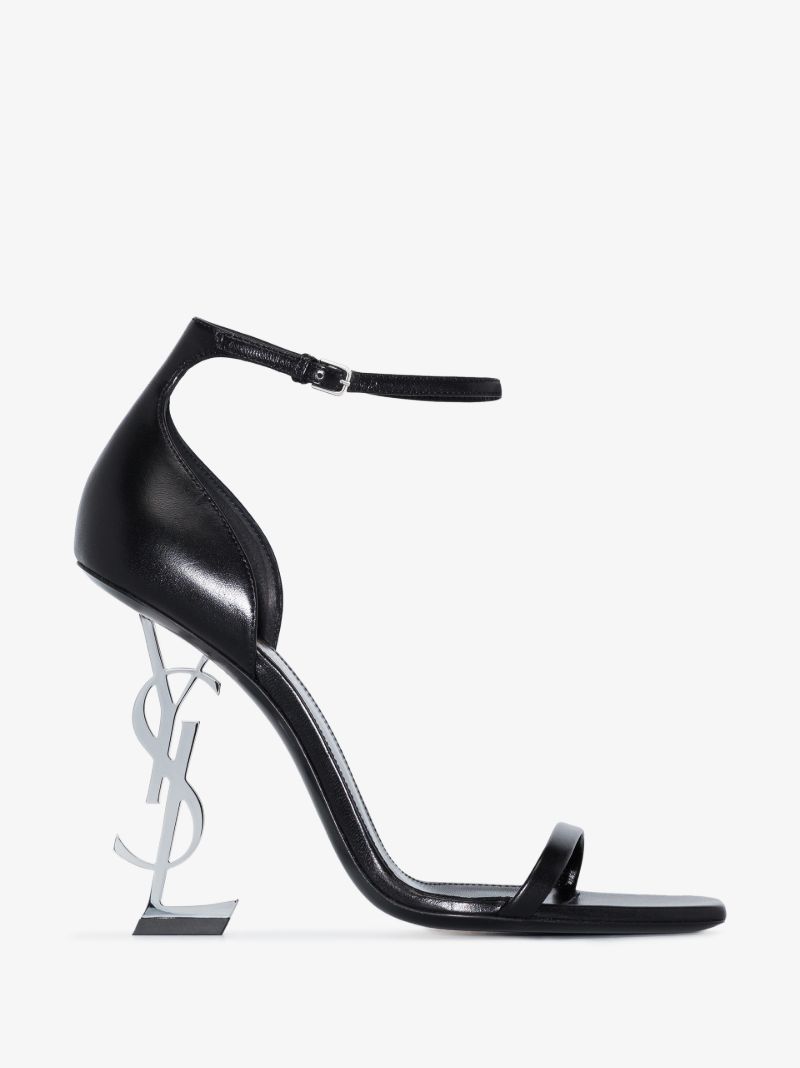 Black Opyum 110 Leather Sandals