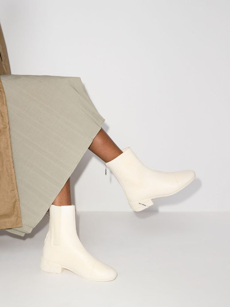 Neutral Solaris High Leather Ankle Boots