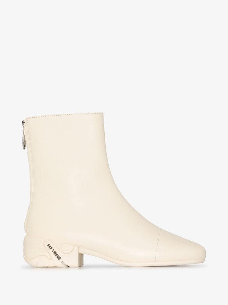 Neutral Solaris High Leather Ankle Boots