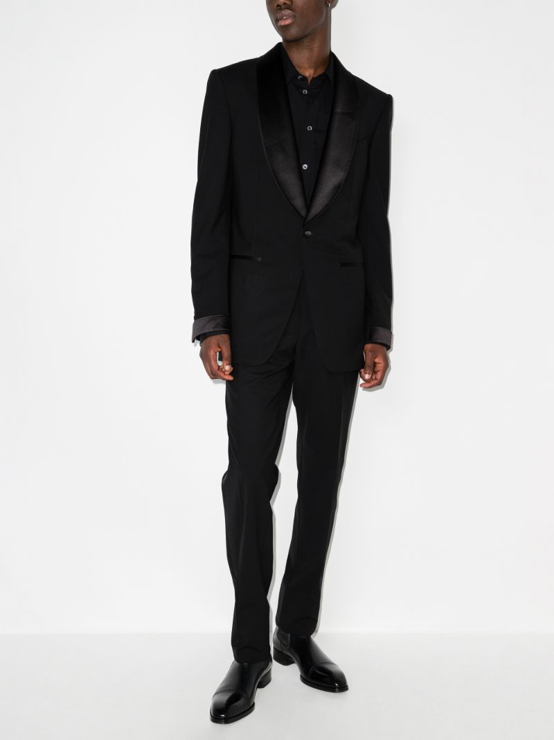 Single-breasted Wool Evening Suit