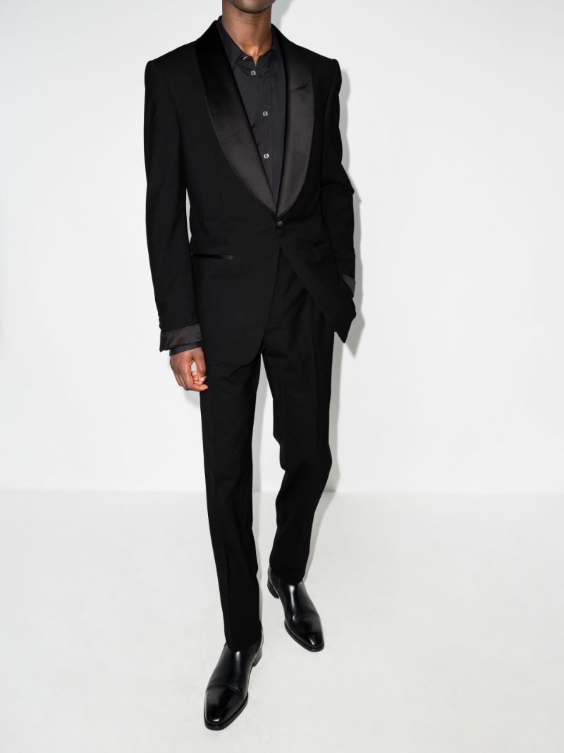 Single-breasted Wool Evening Suit