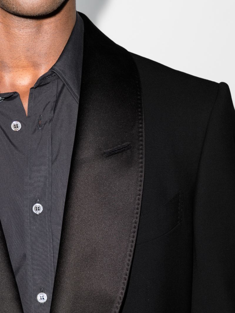 Single-breasted Wool Evening Suit
