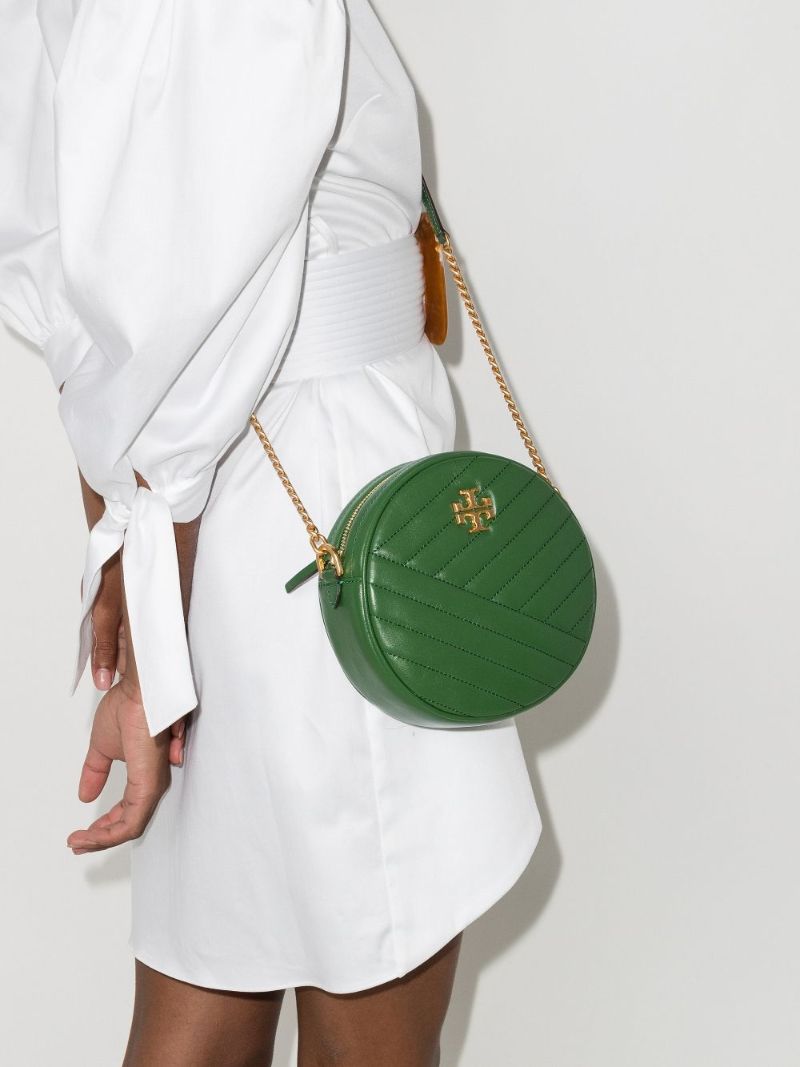 Kira Chevron Circle Crossbody Bag