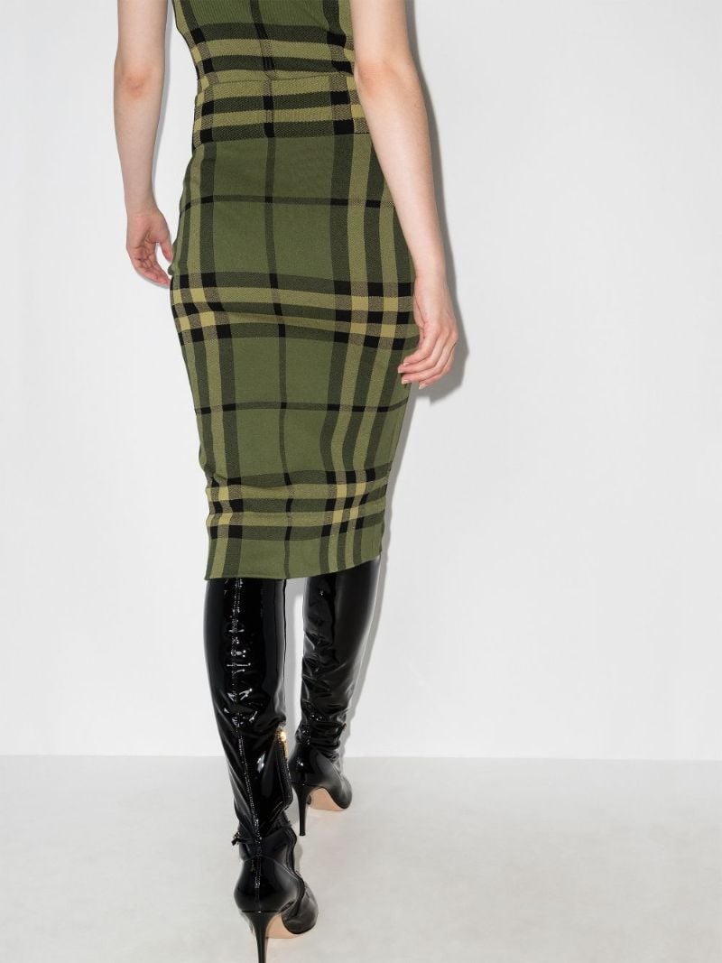 Kammie Check Knit Skirt