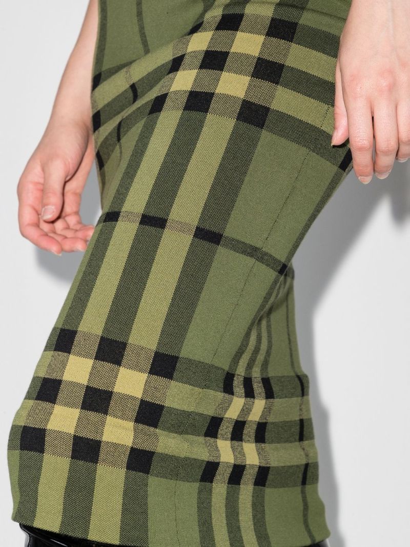 Kammie Check Knit Skirt
