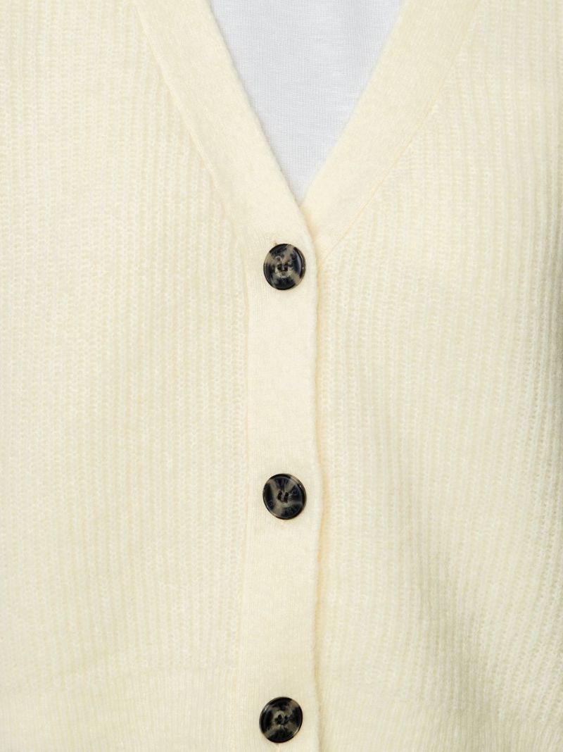 Knitted Button-down Cardigan