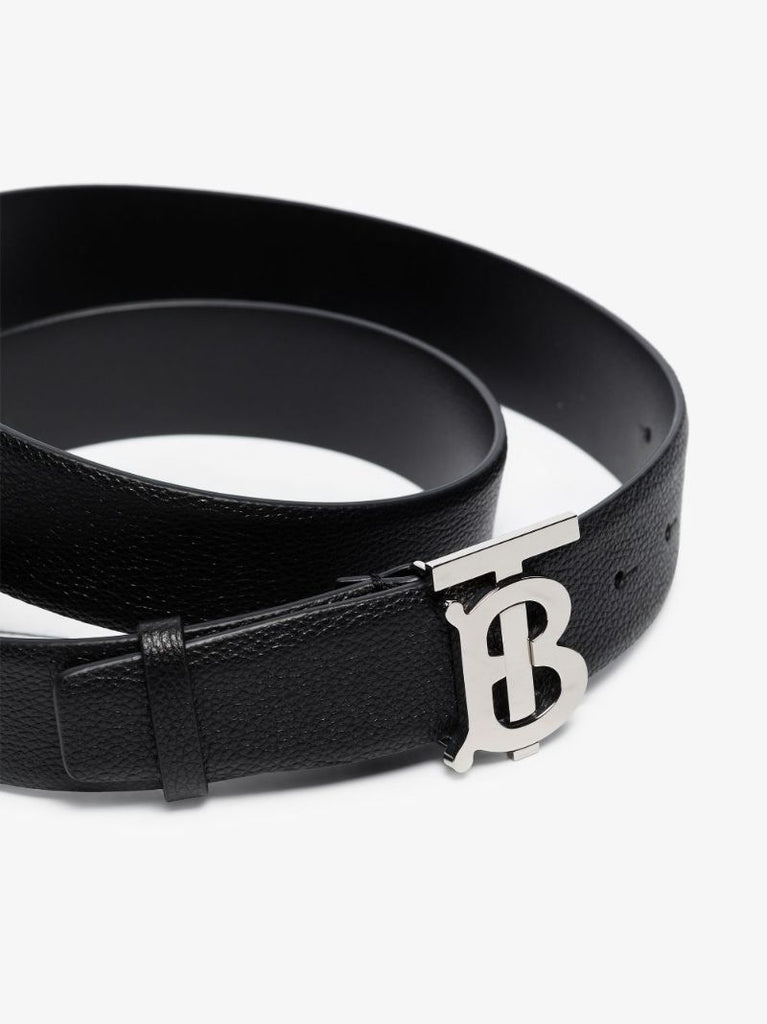 Black Tb Monogram Leather Belt