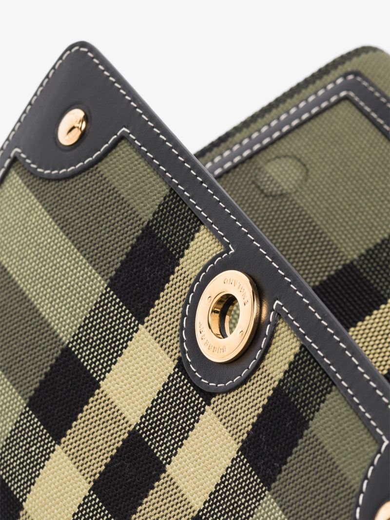 Green Note Vintage Check Cross Body Bag