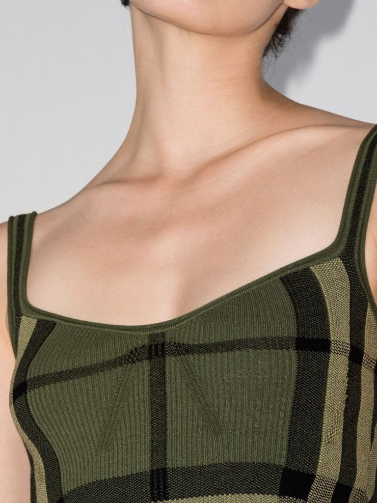 Kiela Check Knit Bodysuit