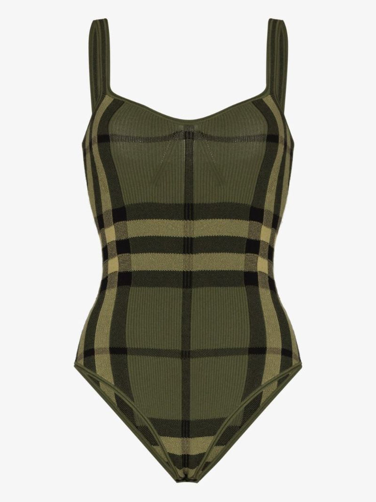 Kiela Check Knit Bodysuit