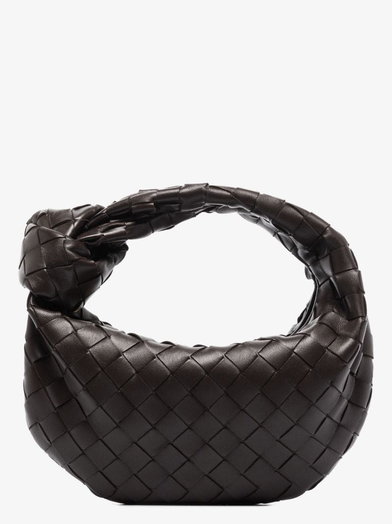 Brown Mini Bv Jodie Leather Clutch Bag