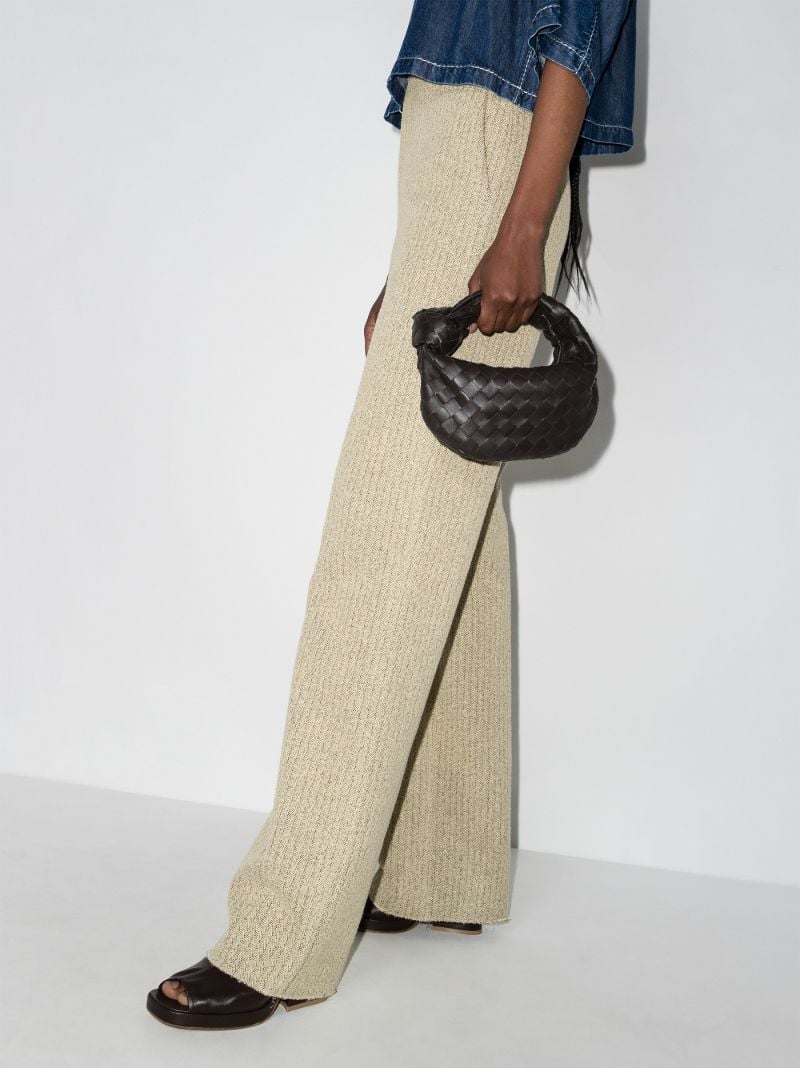 Brown Mini Bv Jodie Leather Clutch Bag