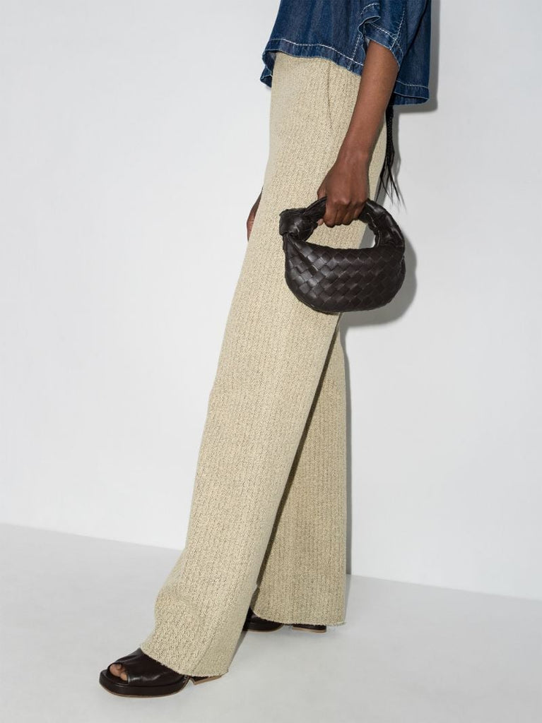 Brown Mini Bv Jodie Leather Clutch Bag