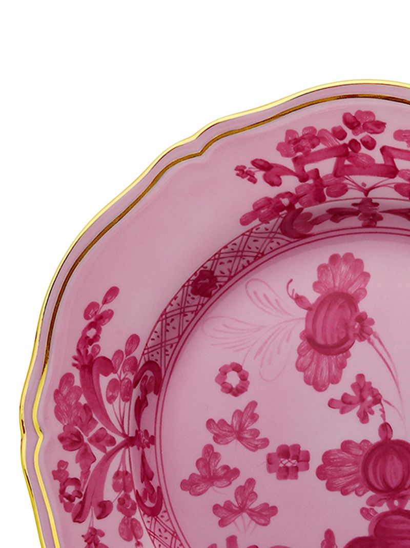 Pink Oriente Italiano Porcelain Dinner Plate