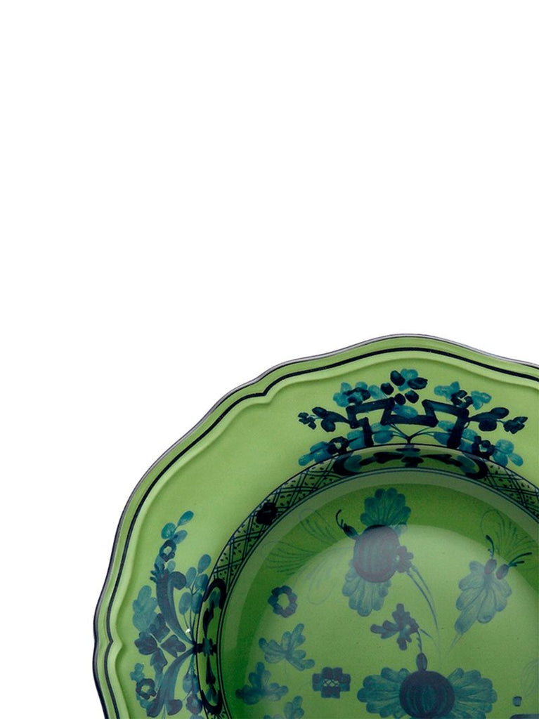 Green Oriente Italiano Plate Set