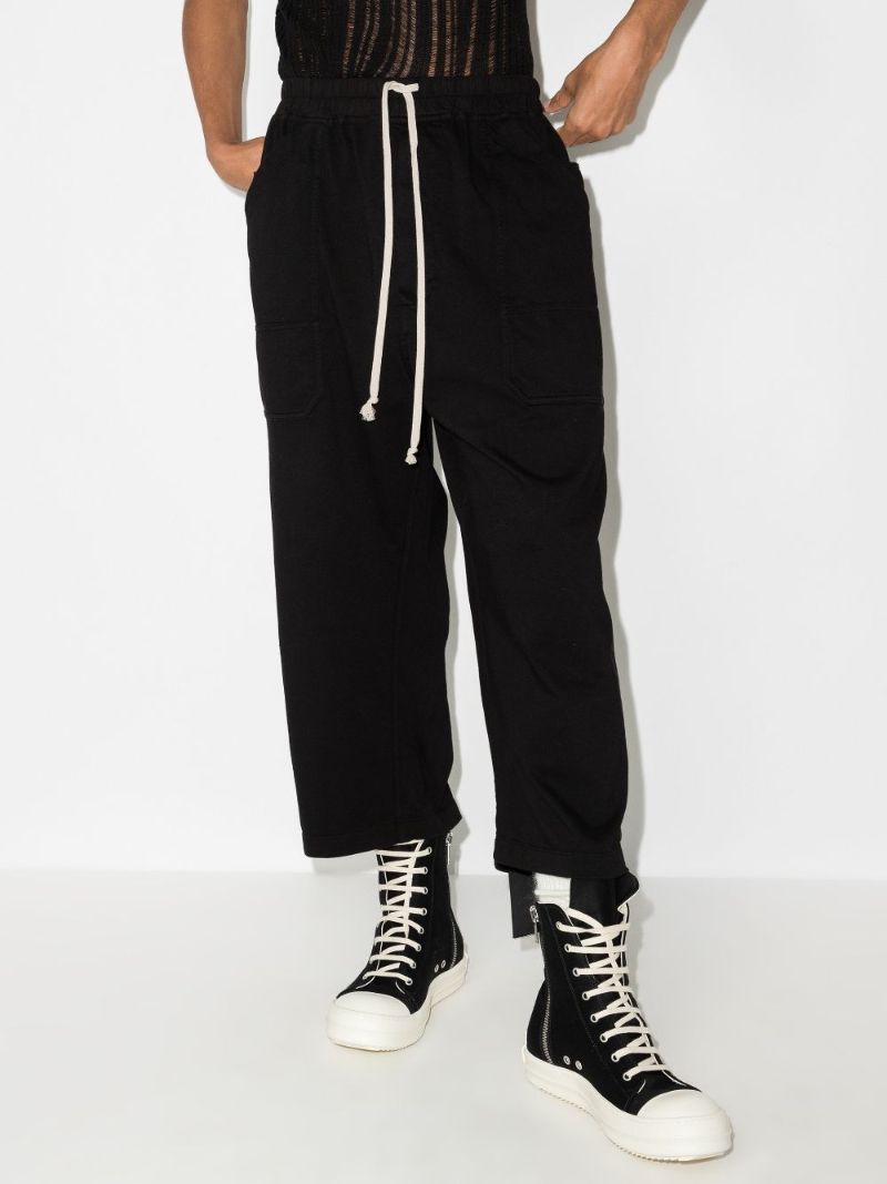 Mt Drawstring Cropped Trousers