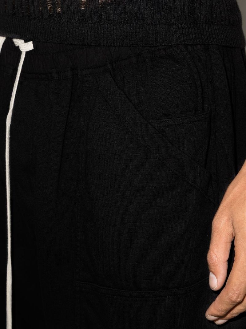 Mt Drawstring Cropped Trousers