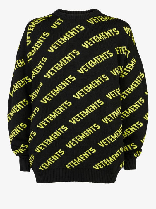 Monogram Logo Merino Wool Sweater
