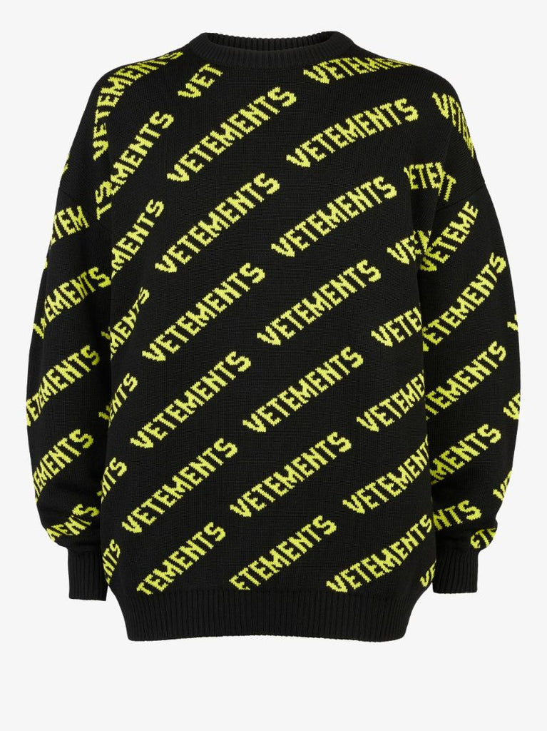 Monogram Logo Merino Wool Sweater