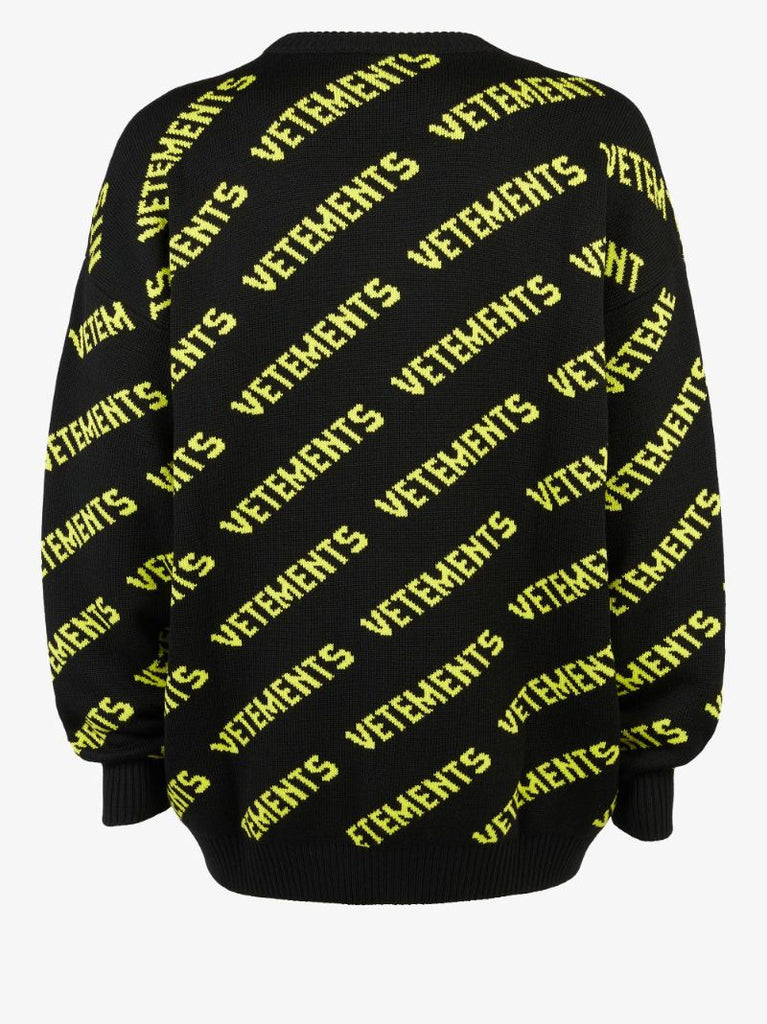 Monogram Logo Merino Wool Sweater
