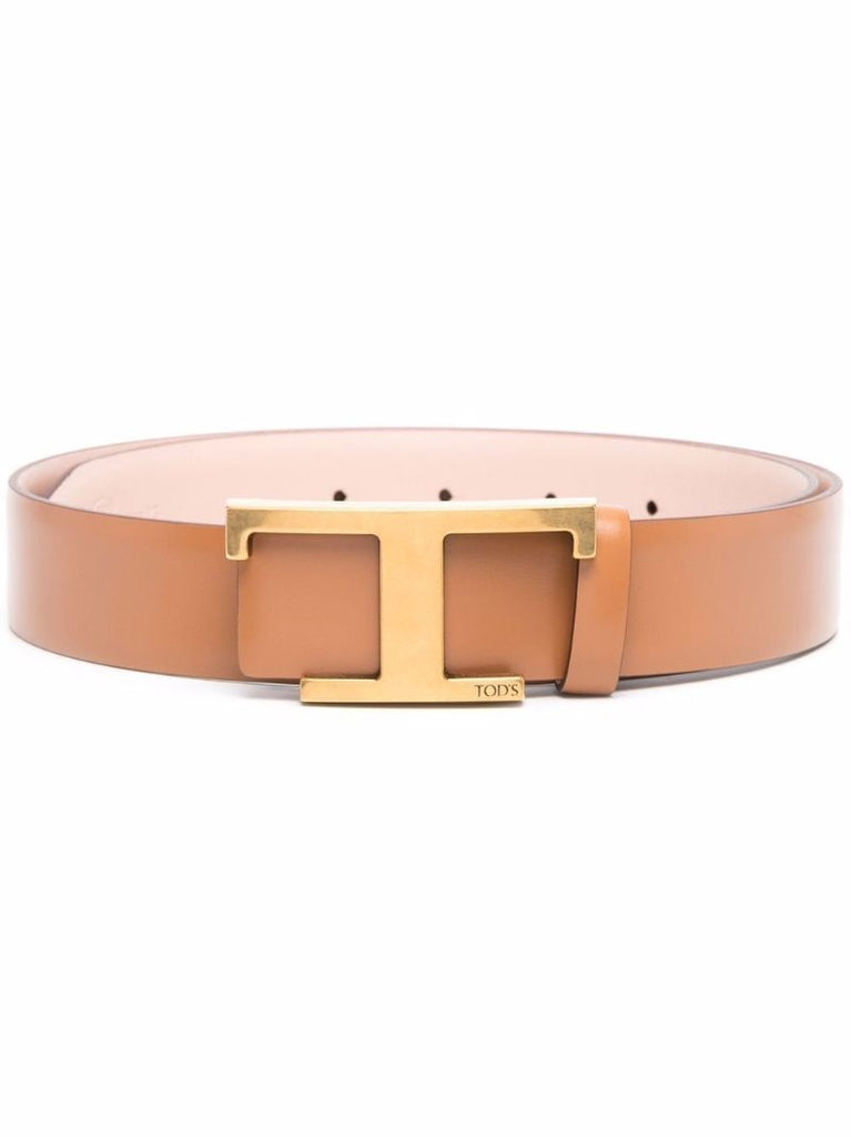 Neutral Logo Leather Belt