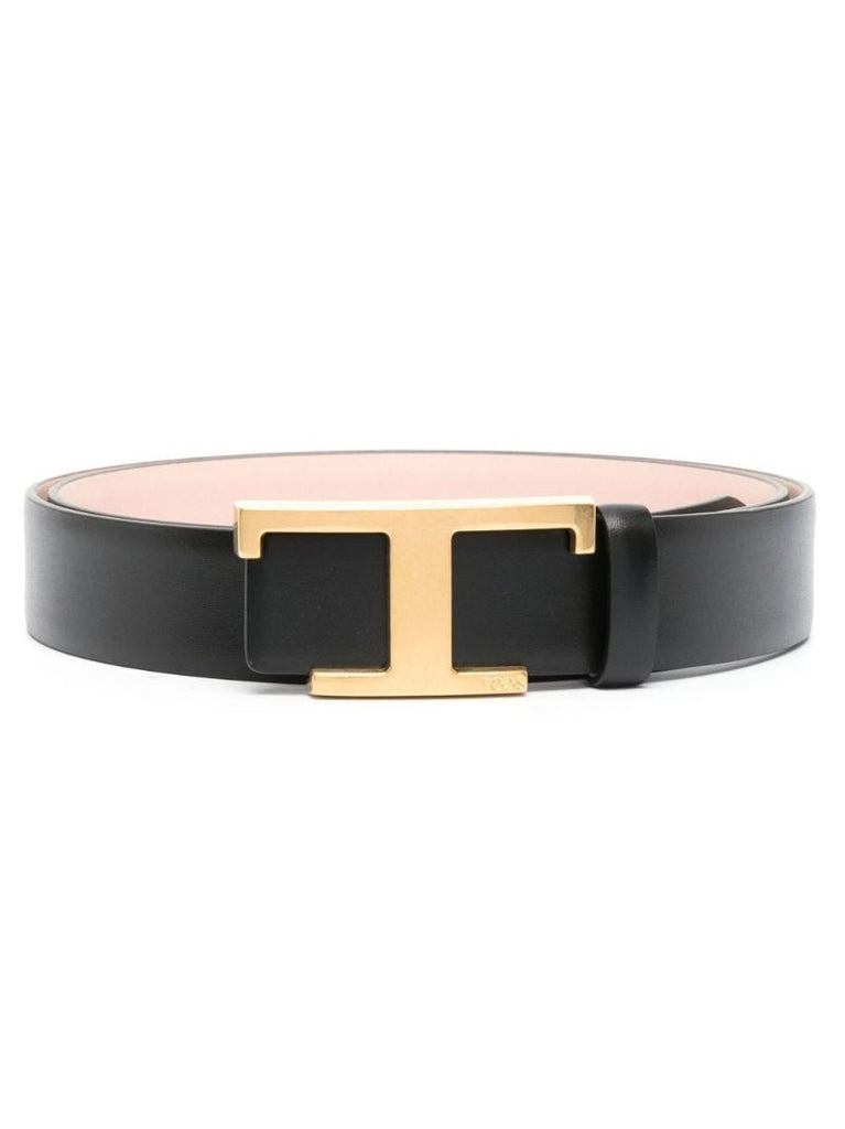 Pink Reversible Leather Belt