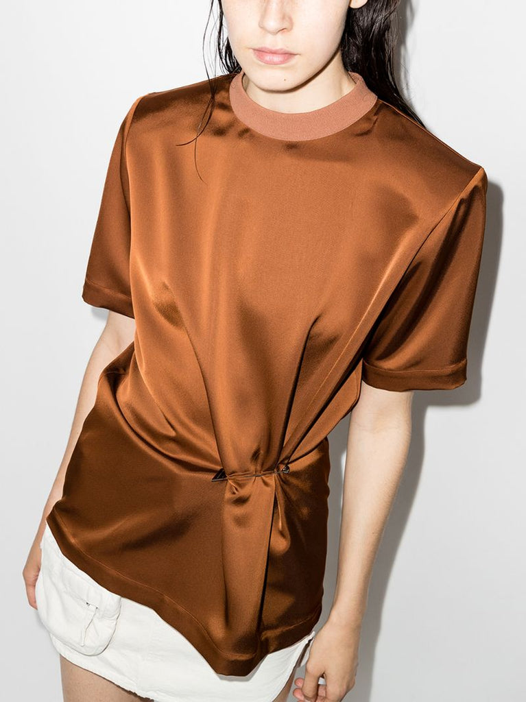 Gathered T-shirt