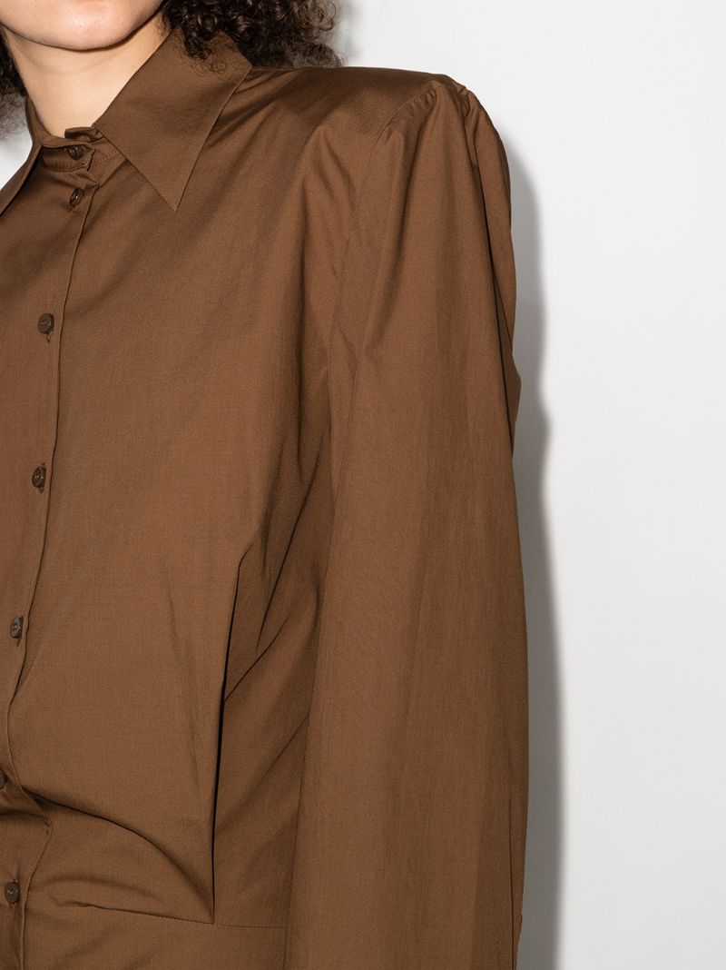 Wide Sleeve Cotton Mini Dress