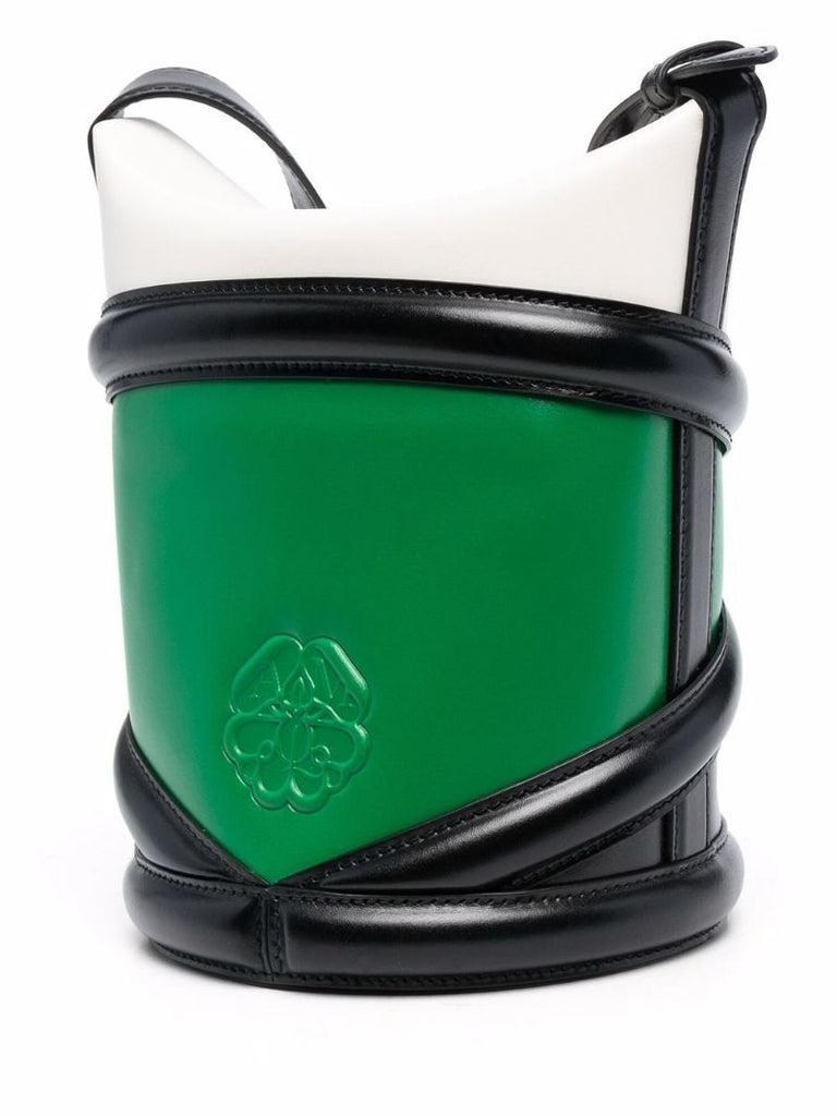 the Curve Panelled Shoulder Bag